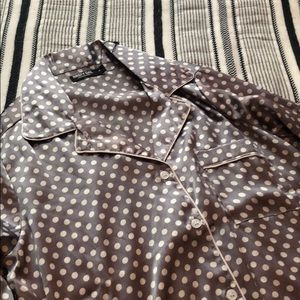 Silk polka dot nasty gal pjs